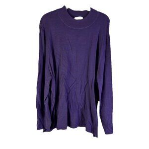 Vintage 90s Pendleton Silk Knit Lightweight Sweater Purple